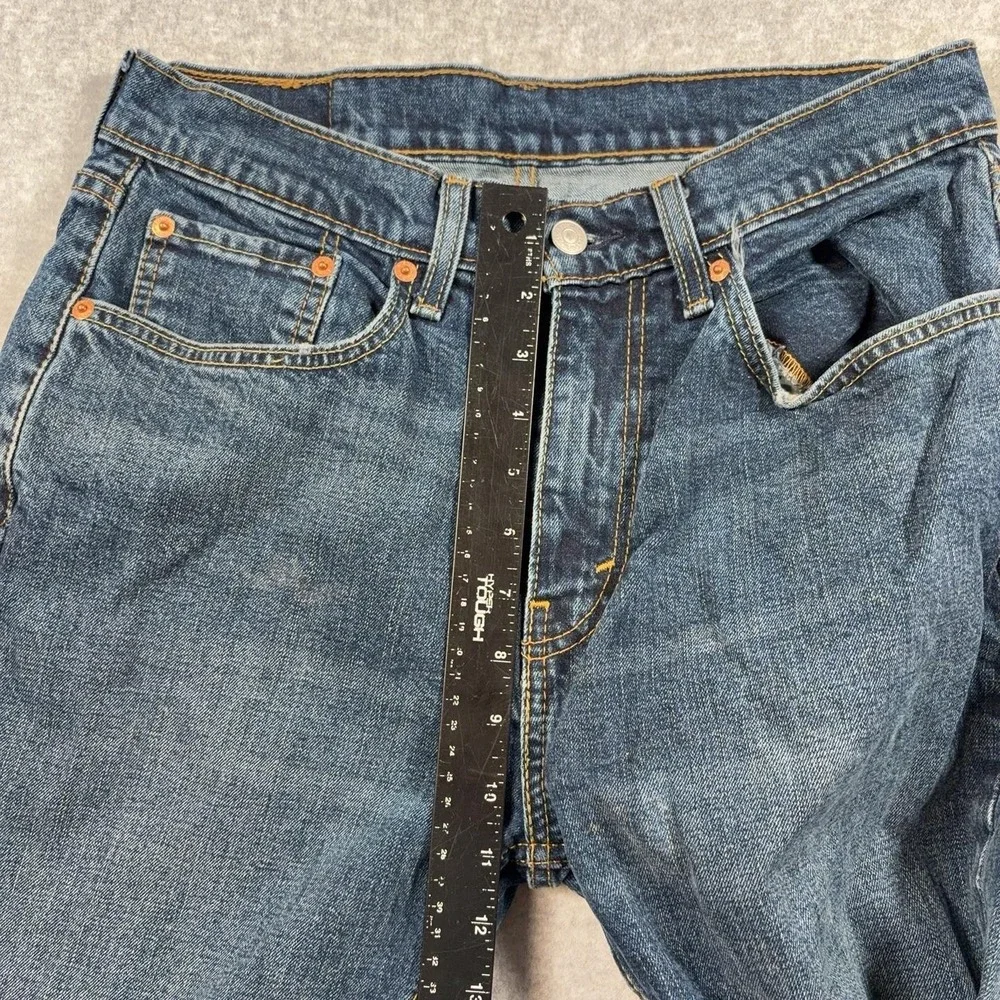 Levis 527 Jeans Mens 32x31 Blue Bootcut Medium Wash Denim WaterLess Pants